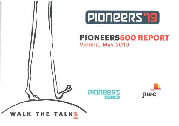 Report edited for Pioneers 2019 at the Hofburg in Vienna