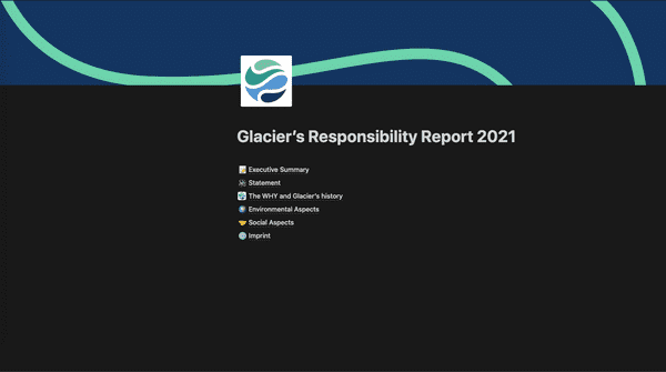Climate report edited for Glacier GmbH